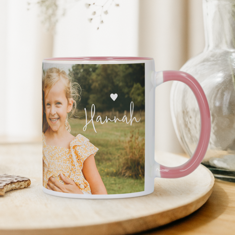 Personalisierte Fototasse – 11 Oz, Hochglänzend, Weiß, Made In Germany, Top-Geschenk